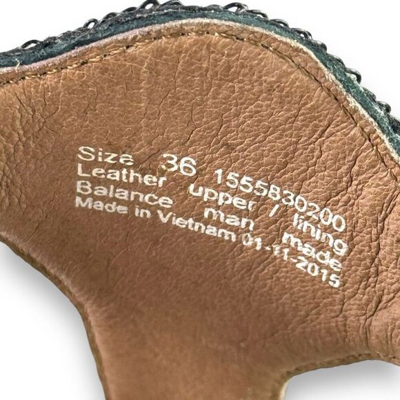 Dansko Pamela Black Jeweled Beaded Rhinestone Suede Toe Post Sandal 36 / 5.5 - 6 - Picture 7 of 14